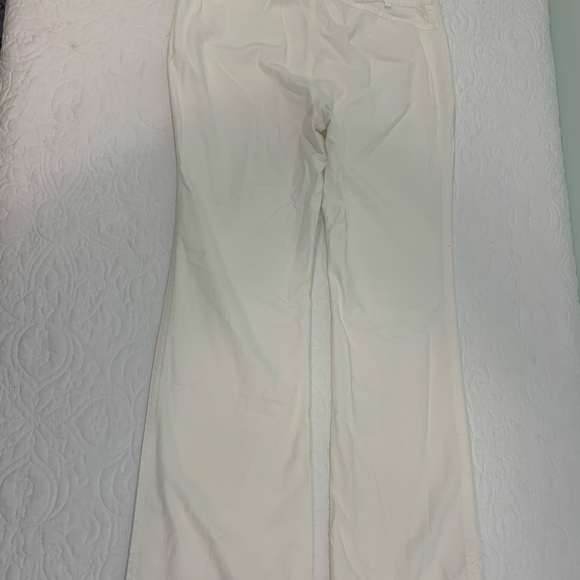 I.E. Womens Size 14 Petite Relaxed Fit Straight Leg White Denim Jeans EUC - Picture 7 of 10